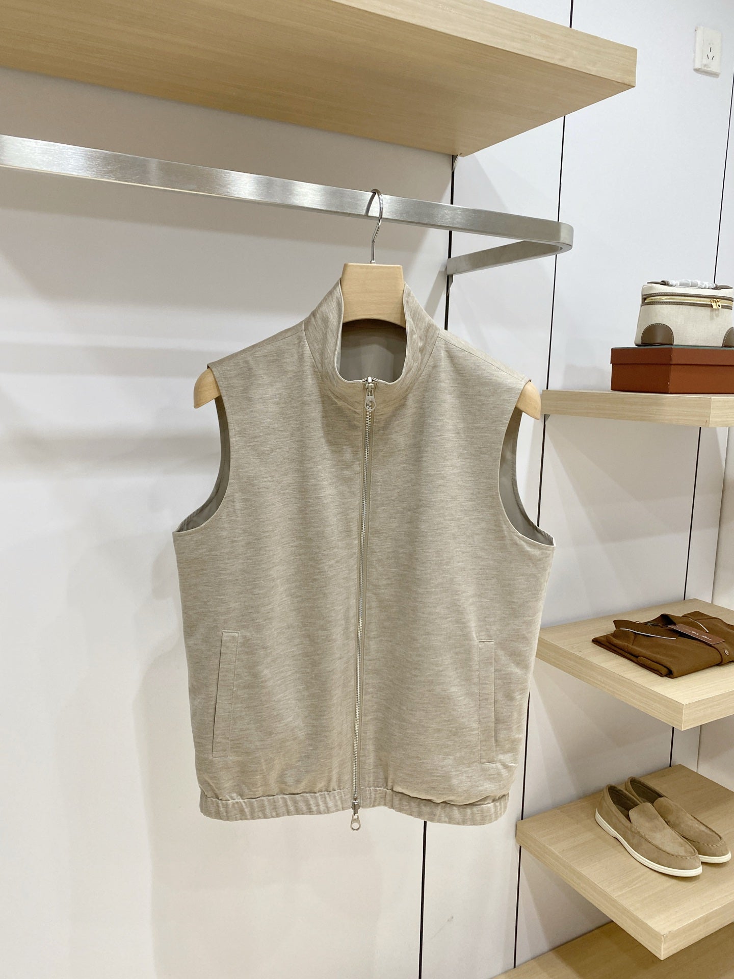 LP Reversible Stand Collar Gilet Poly-Cotton