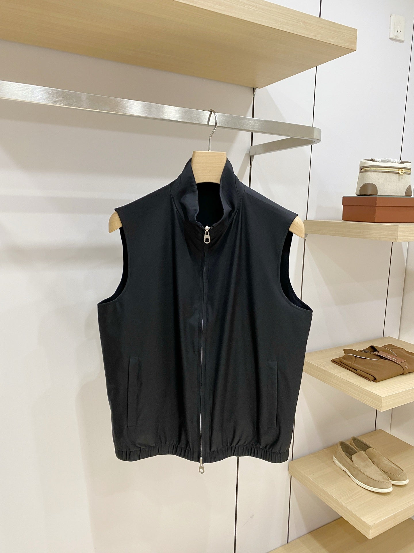 LP Reversible Stand Collar Gilet Poly-Cotton