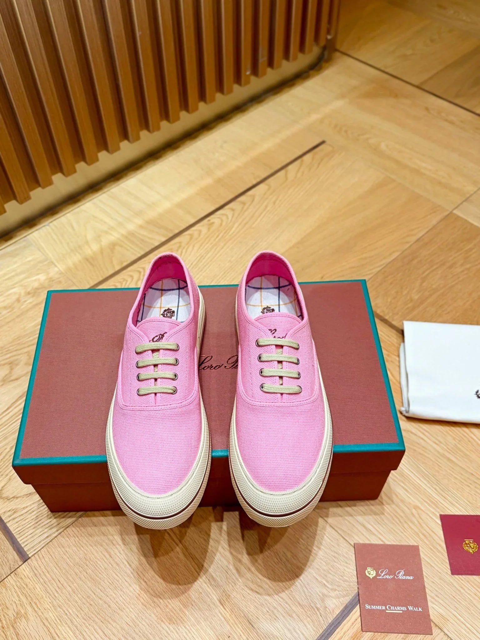 Loro Piana 2026 Tennis Walk LP Casual Sneaker Canvas 935782