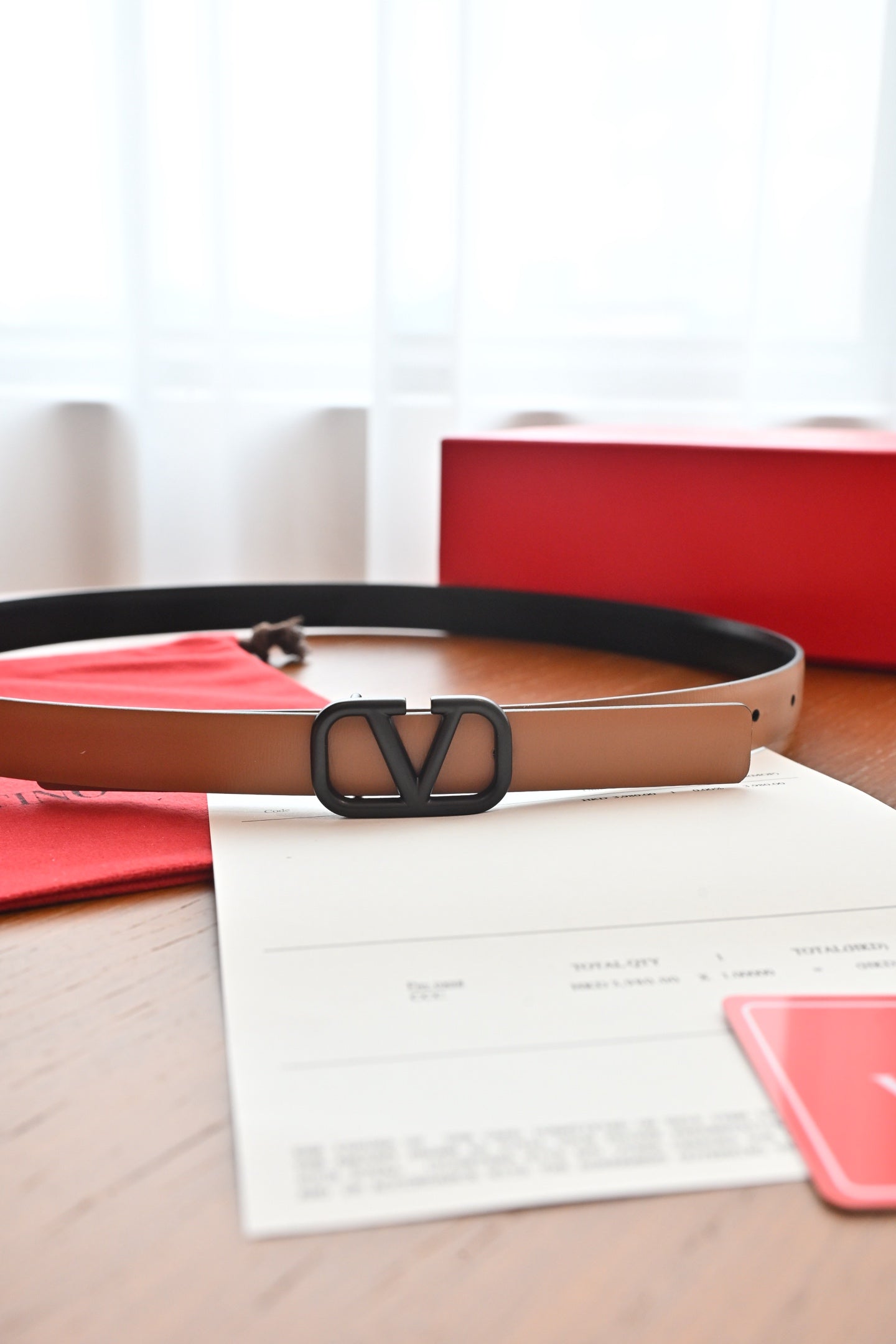 Valentino VLogo Signature Belt 2.0cm Cowhide 219545