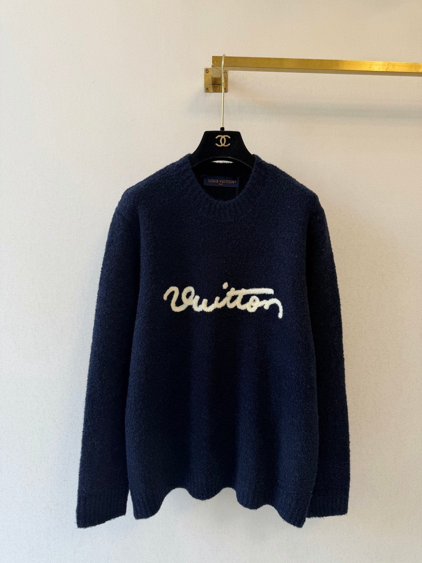 LV 26FW Crewneck Long-Sleeve Sweater Wool 441803