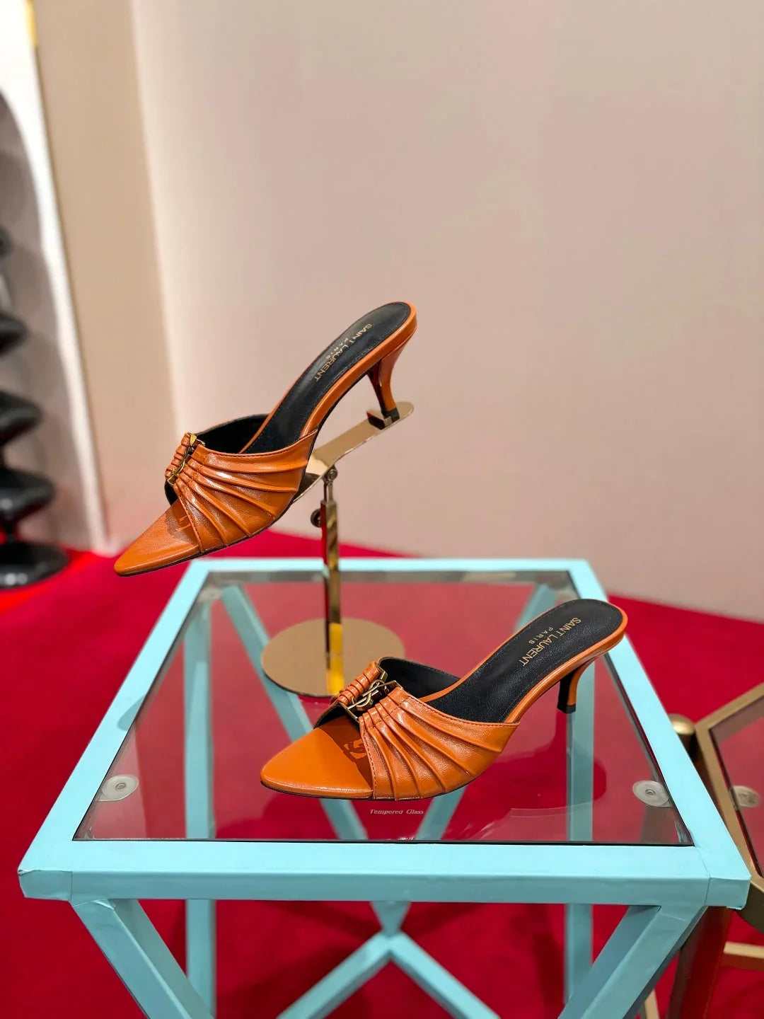YSL 2026  Sandal 6cm Smooth Calfskin 925205