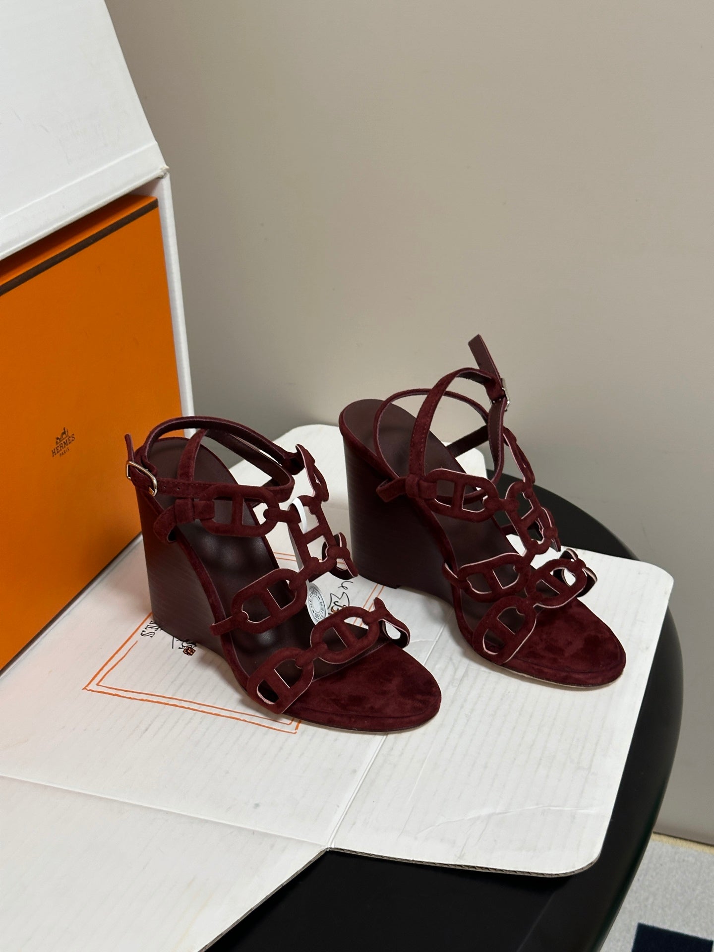 HM 26s Noumea 85 Sandals 8.5cm Leather 185843