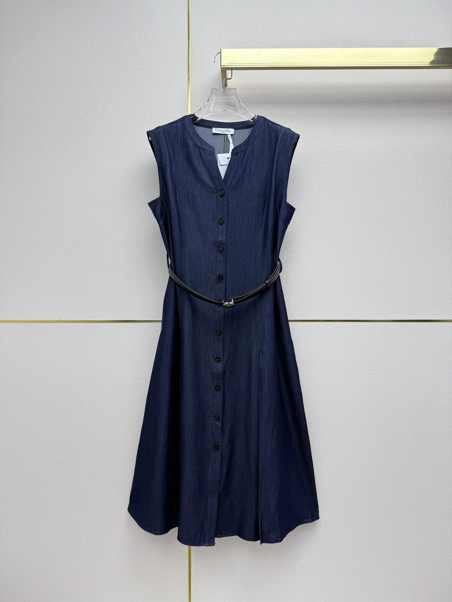 Dior 2026 V-Neck Dress Demin 396880