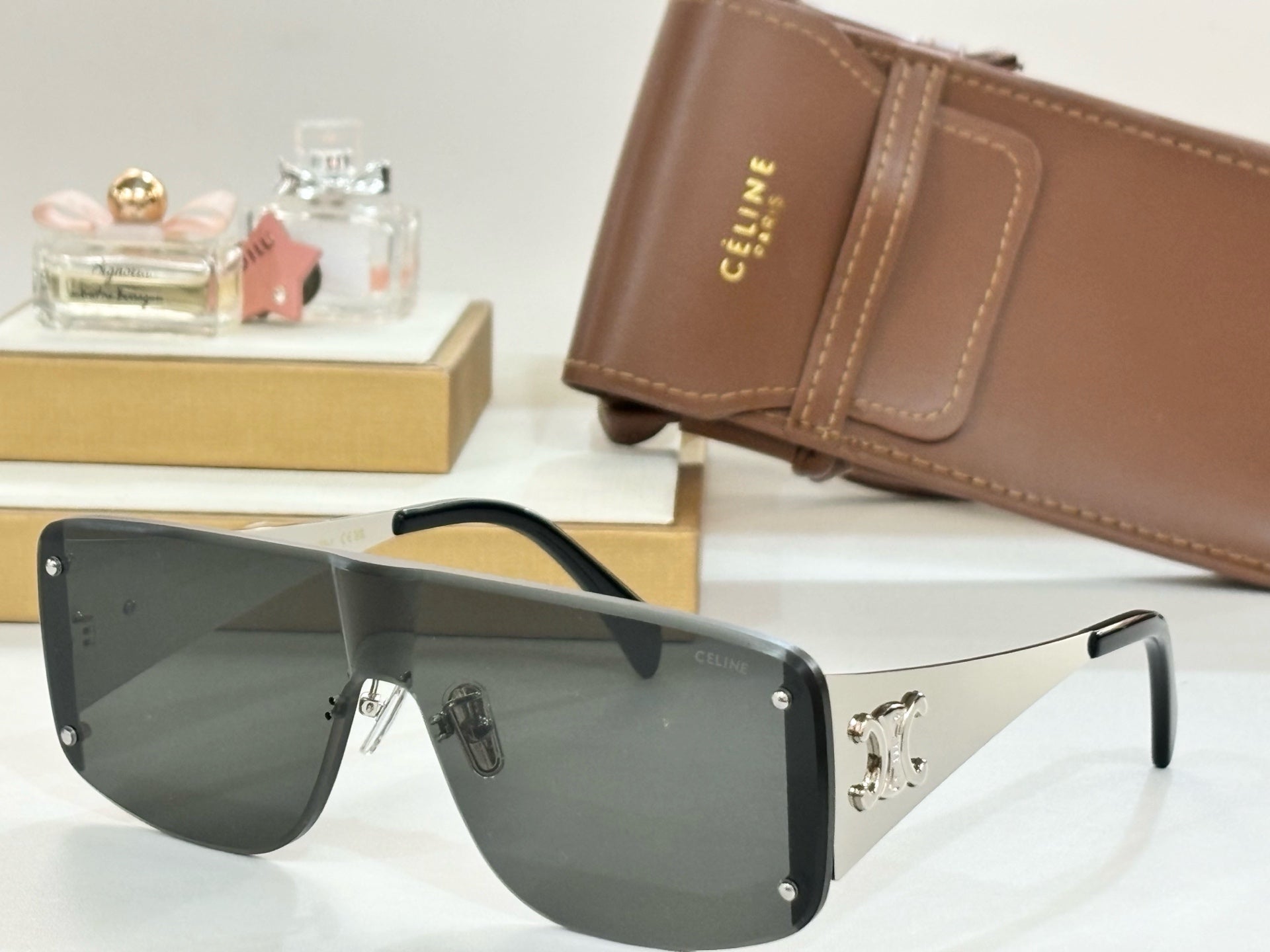 TRIOMPHE RACER SUNGLASS CL42014 IN METAL