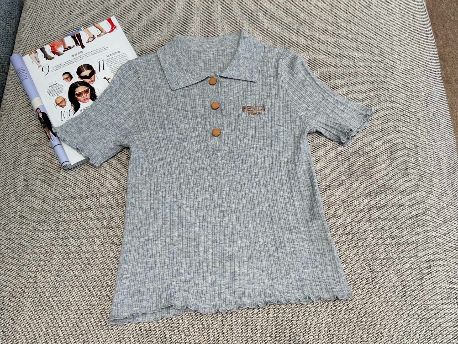 Celine Polo Shirt Fabric 232709