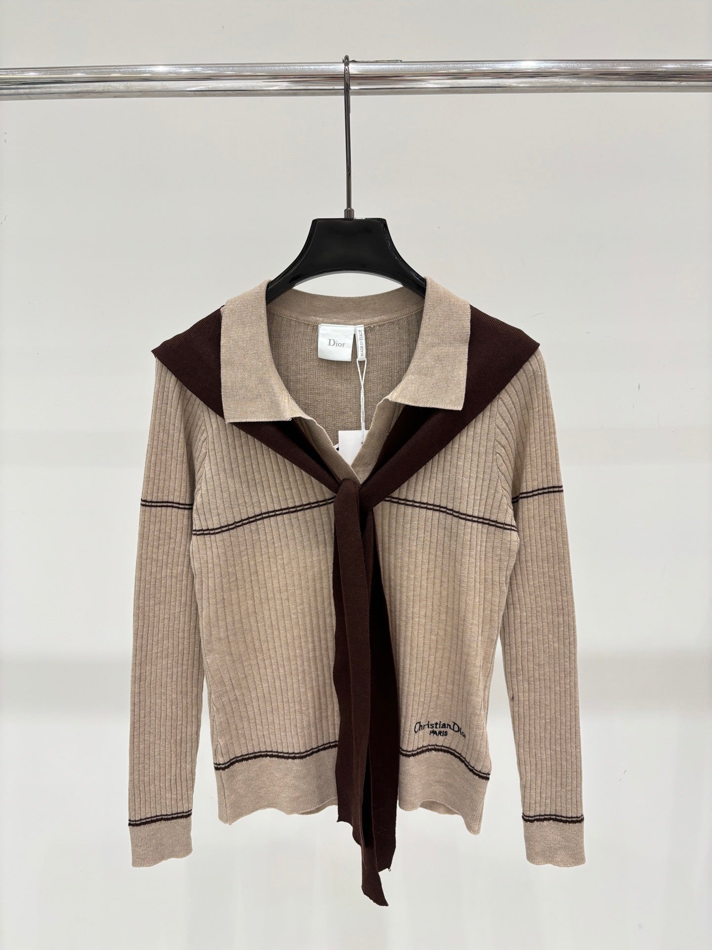 Dior 2026 Long-Sleeved Polo Sweater Wool 431818
